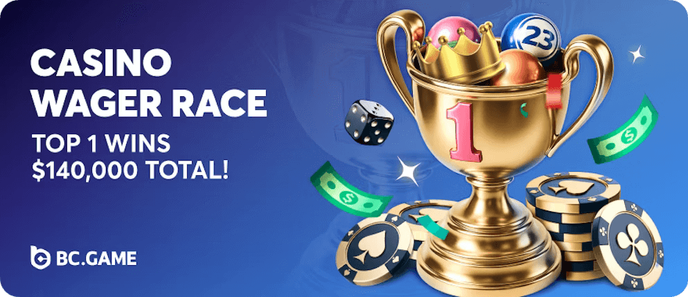 casino wager race bc game promo