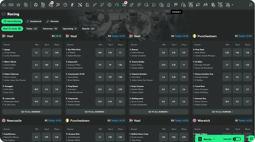 bc game casino sports betting racing in english