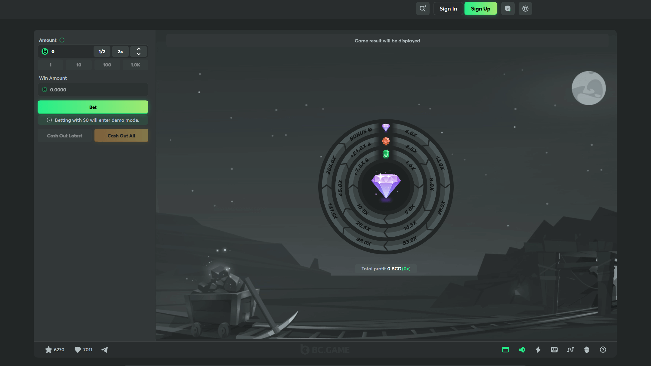 bc originals twist game demo screen